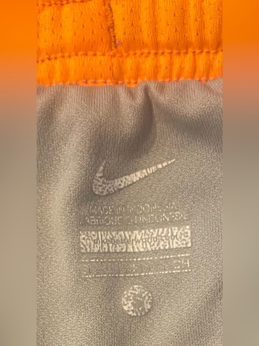 Nike Dri Fit Shorts 2 Pair Sz S Blue/Green Blue/Orange Panty Insert Drawstring - Picture 3 of 11